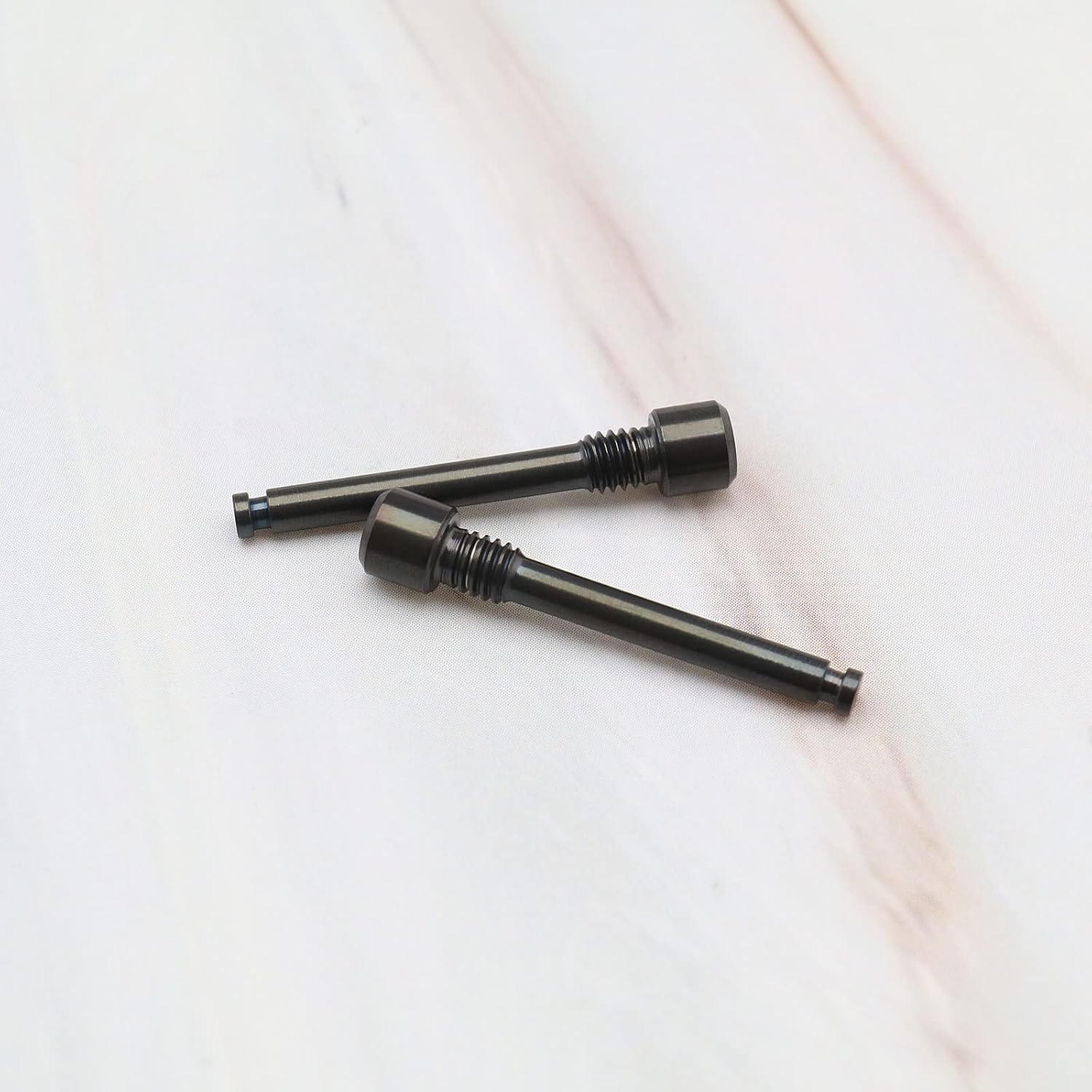 Sing F LTD 2PCS M4 Titanium Bolts for Bicycle Disc Brake Pad Threaded Pin Inserts Screw Disc Brake Pad Pin Axle for Threaded Hydraulic Disk Caliper