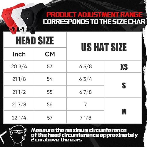 Miniatura 3 de Hoteam 3 piezas de casco de lucha libre suave protector de oído para niños, equipo de lucha libre para niños, jóvenes, adultos, niños y niñas, MMA