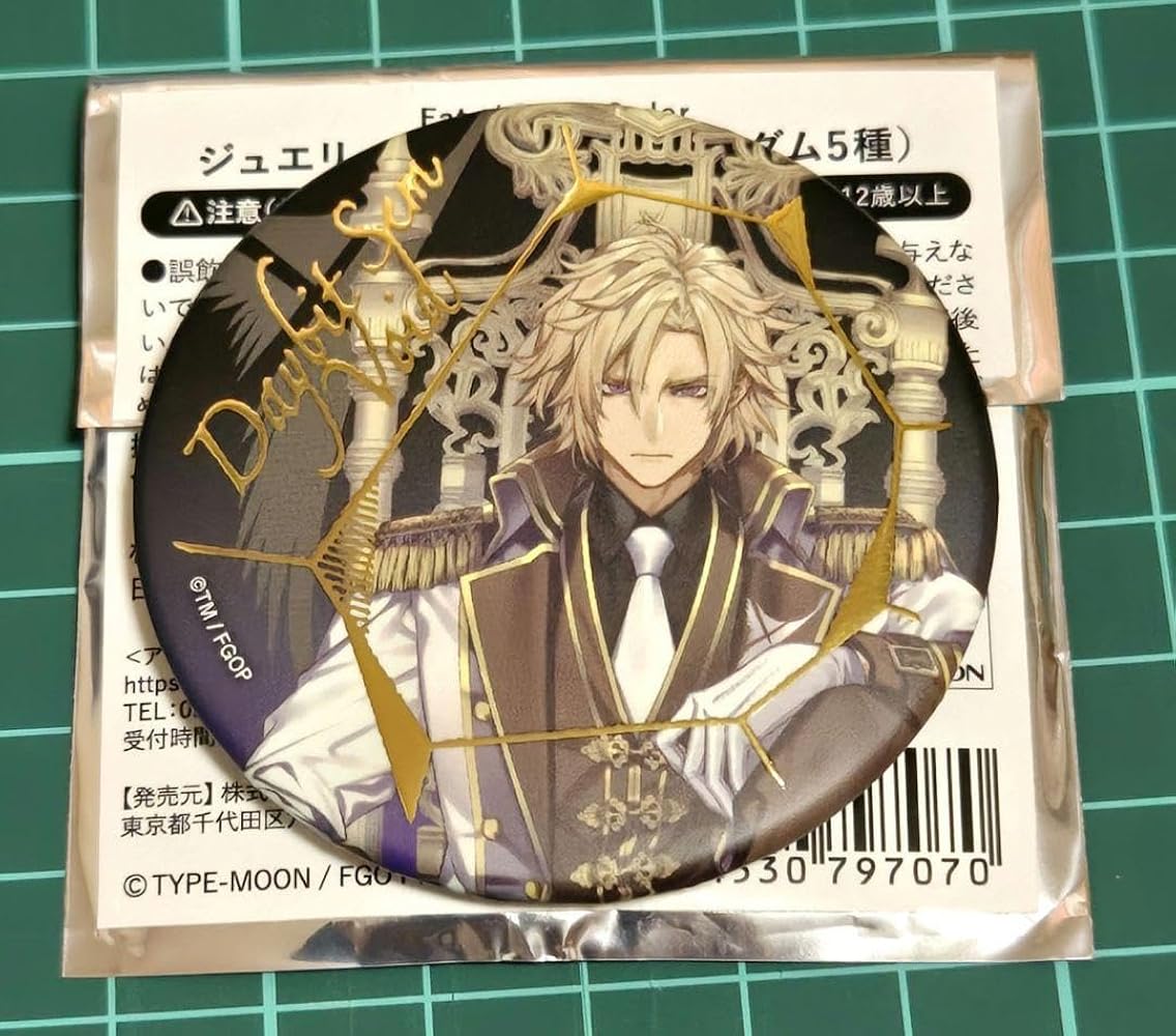 AGF2023 ジュエリー加工缶バッジ デイビット FGO デイビット アクリル