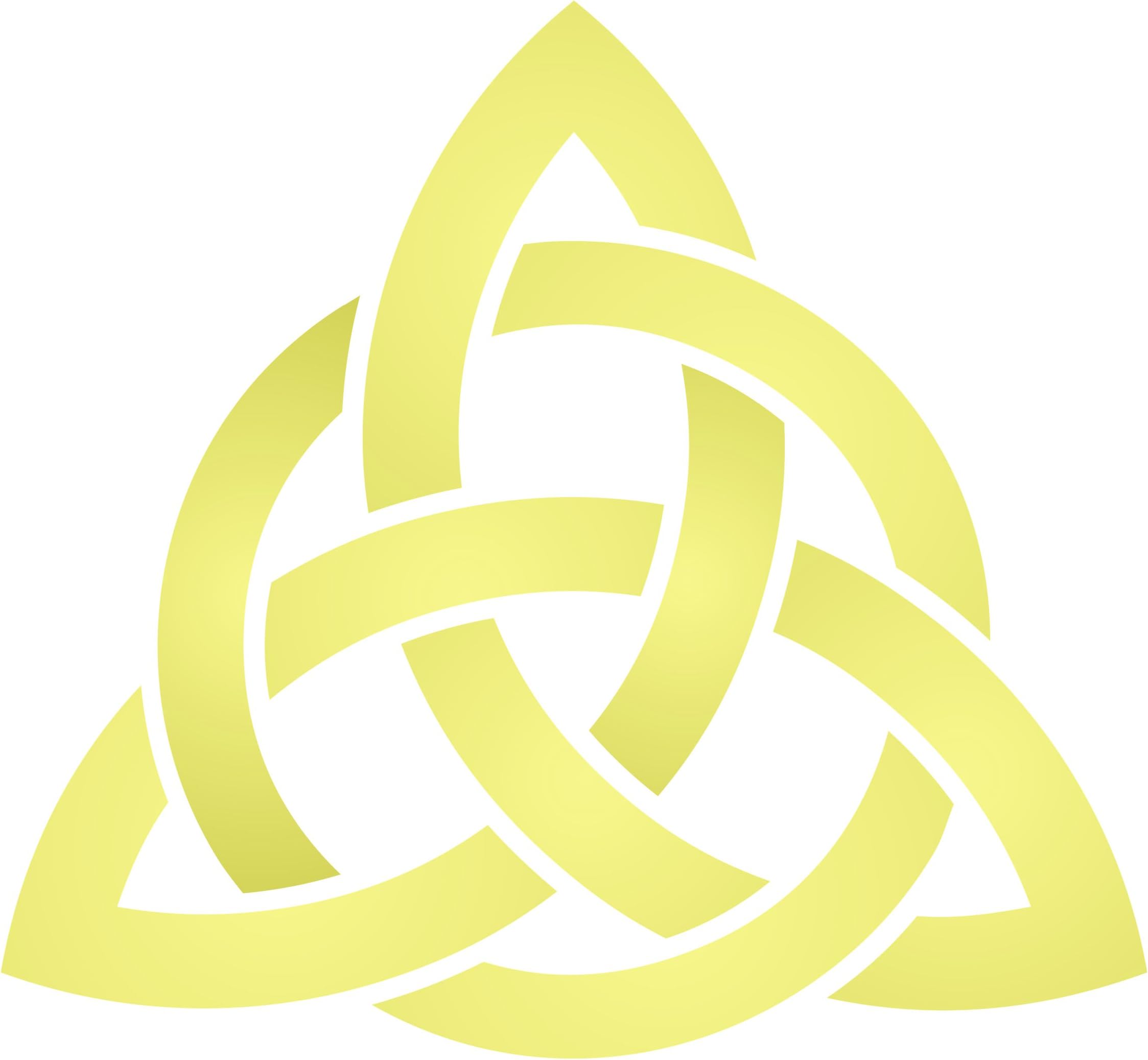 Celtic Trinity Knot Stencil - 16.5 x 15cm (L) - Reusable Geometric Knotwork Sacred Symbol Stencil Template.