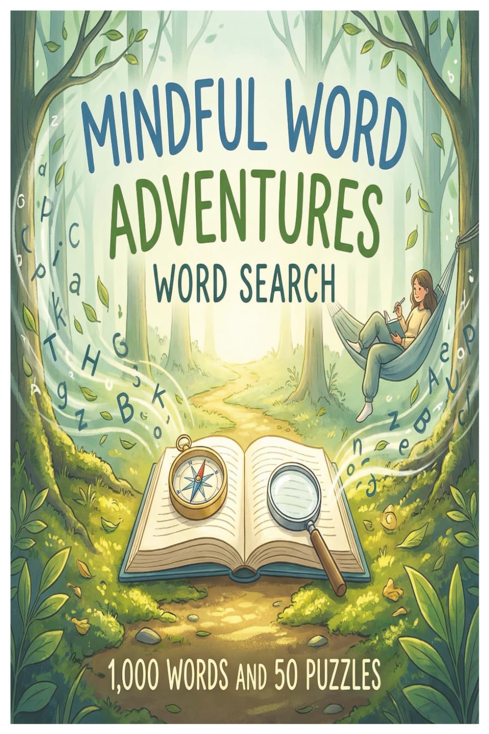 MINDFUL WORD ADVENTURES: Word Puzzle | Discover Tranquility & Joy Through Positive Words and Engaging Puzzles | 1,000 Words per Puzzle | 50 Puzzles