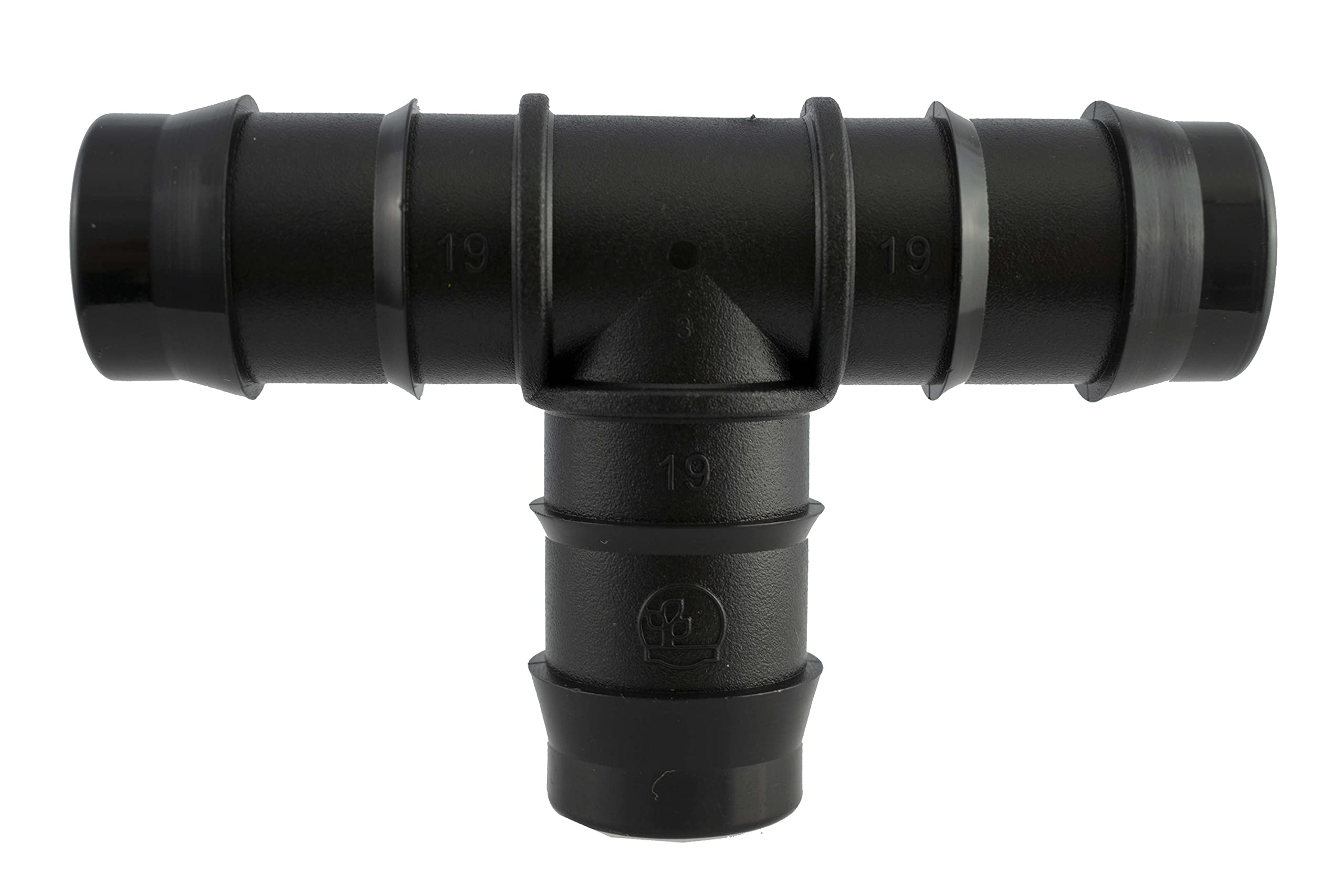 Cost Wise 19mm tee connector for use with corrugated pond pipe/hose