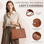 NUBILY Handbags Women PU Leather Top-Handle Purse Small Women's Hand bag Waterproof Anti-Theft Ladies Handbags