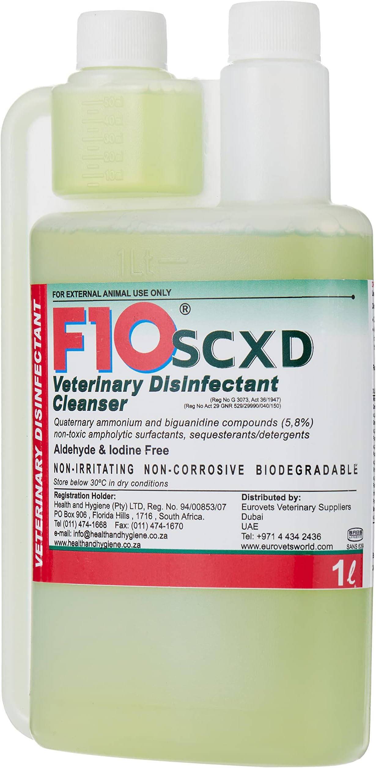 F10 SCXD Disinfectant Cleaner 1L