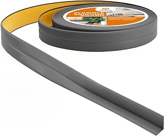Quest Weichsockelleiste PVC 10x10 mm selbstklebend - Graphit, 5 m