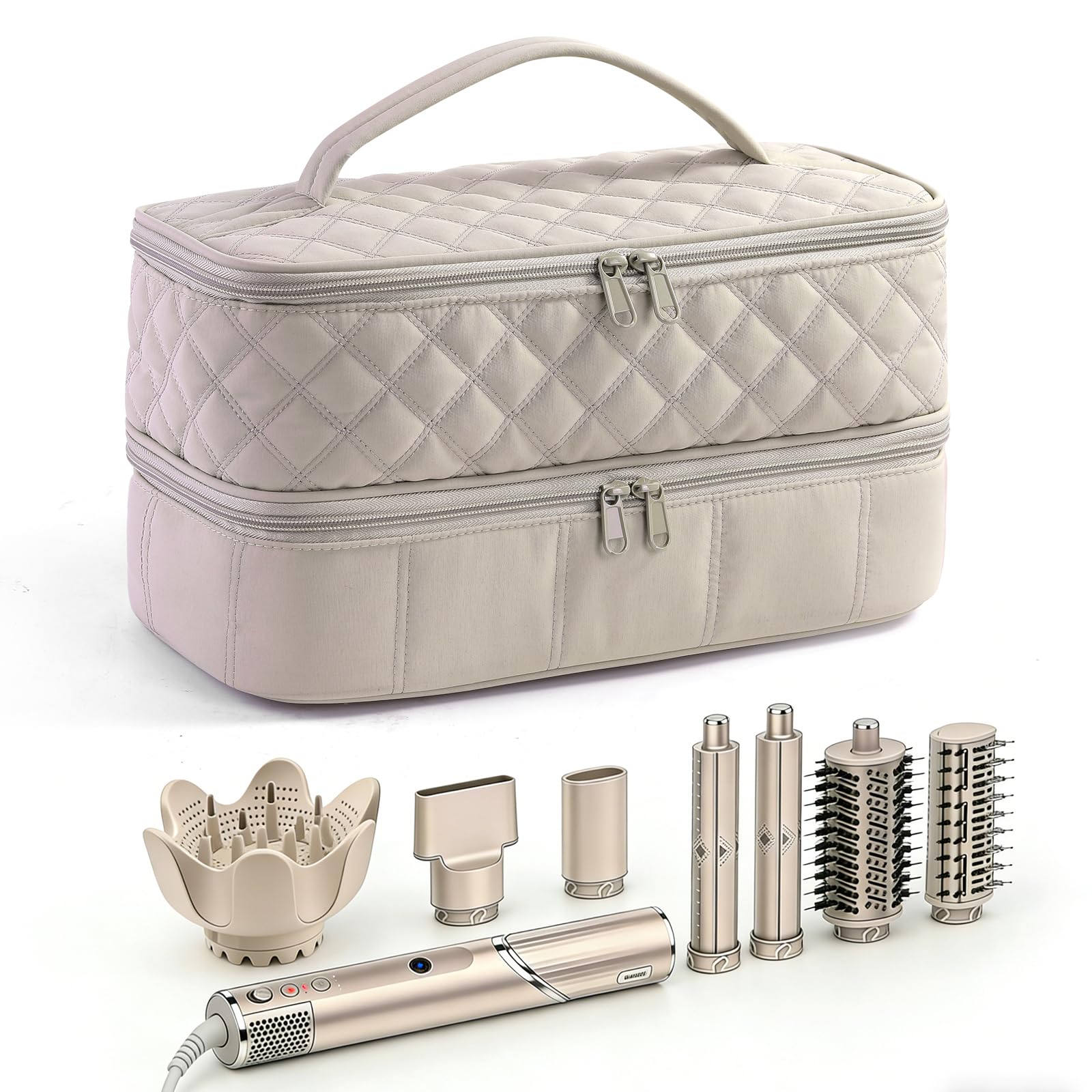 Hair Travel Carrying Case Compatible with Shark Flex Style/Dyson Airwrap