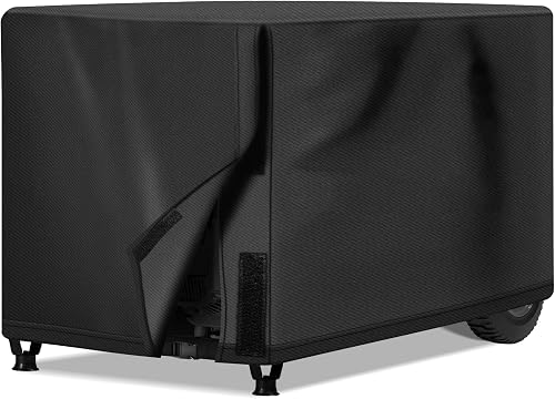 NEXCOVER Waterproof Universal Generator Cover - Weather/UV Resistant Cover 38 x 28 x 30 inch, for Most Portable Generators 5500-15,000 Watt, Black