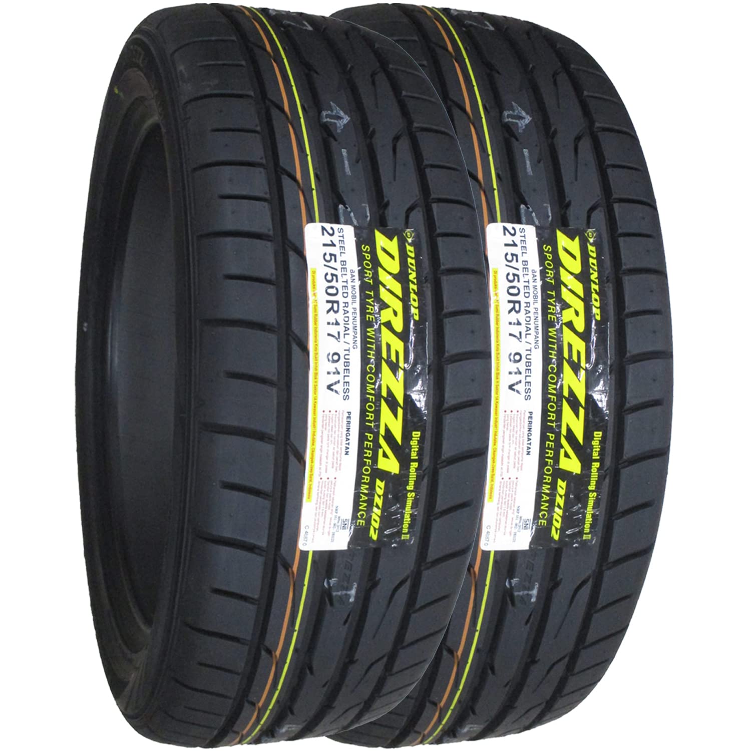 Amazon.co.jp: ダンロップ(DUNLOP) サマータイヤ DIREZZA DZ102 215