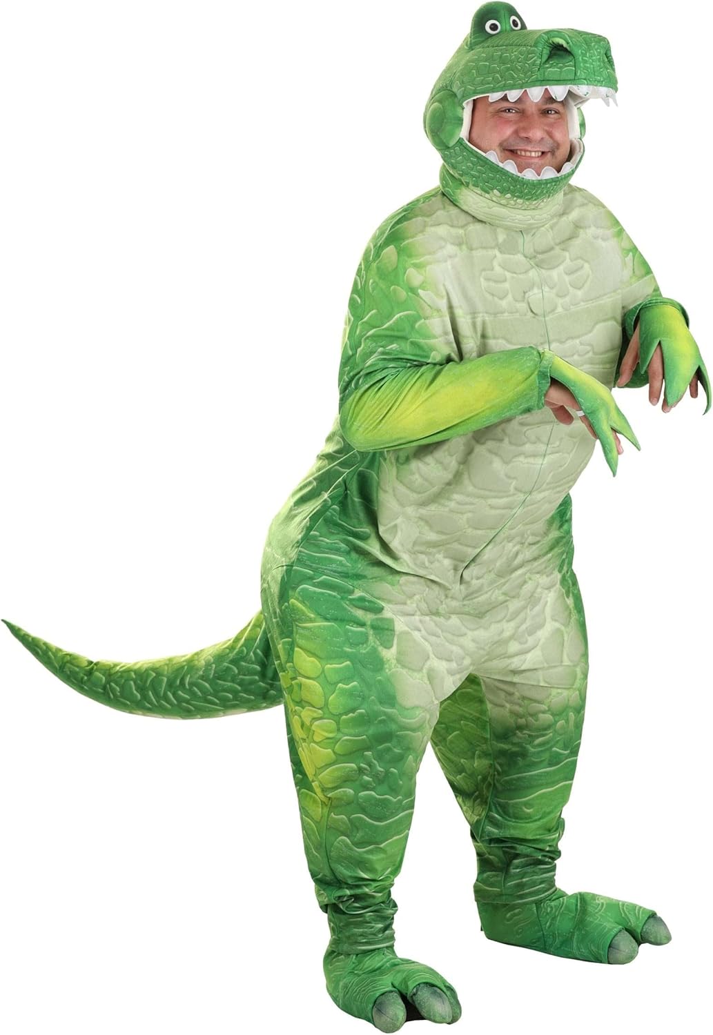 Plus Size Deluxe Toy Story Rex Costume for Adults
