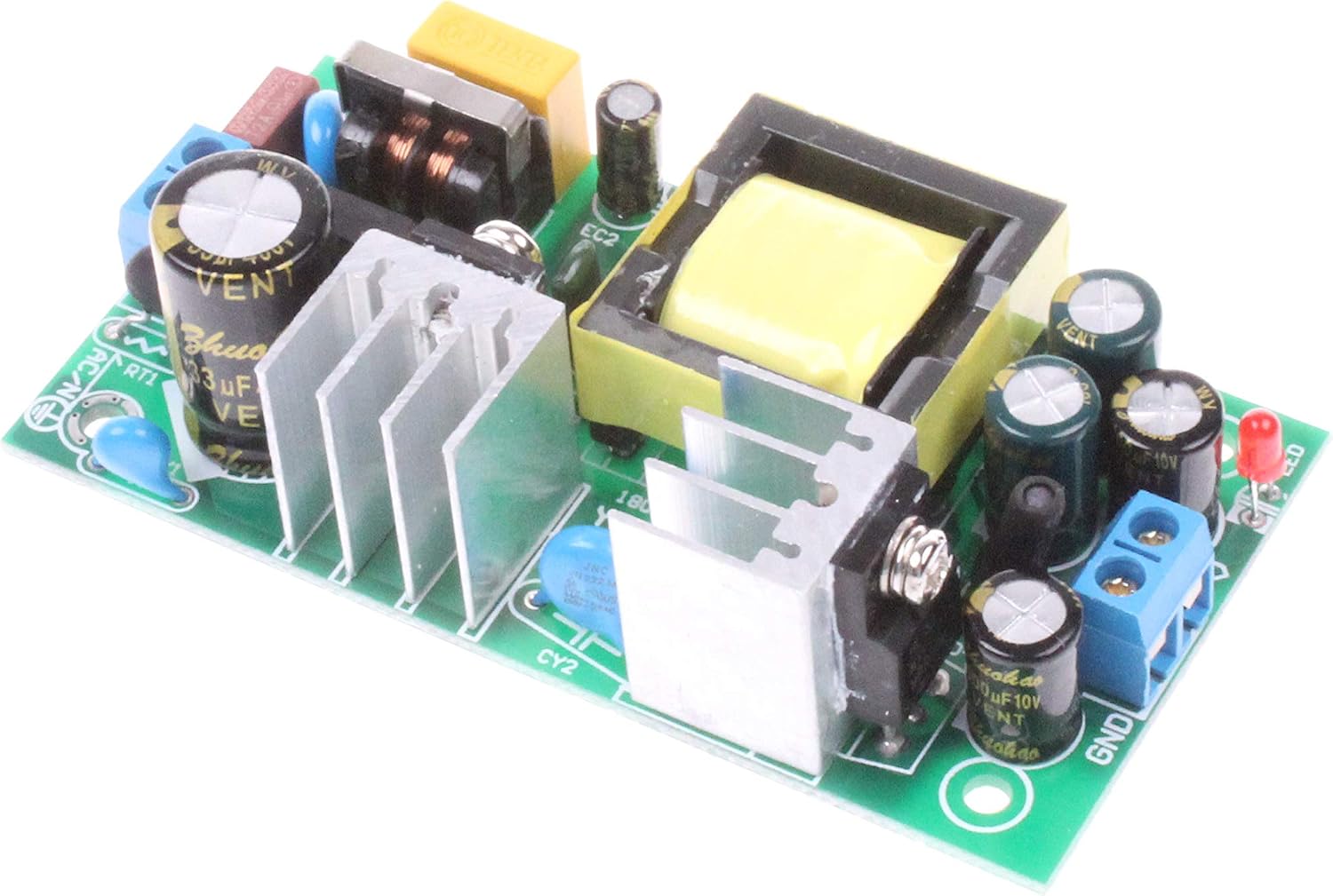 NOYITO AC to DC Precision Buck Power Supply Module AC 120V 100V-264V to 5V 3A 3000mA 15W Isolated Step-Down DC Module (5V 3A, Green) image 5
