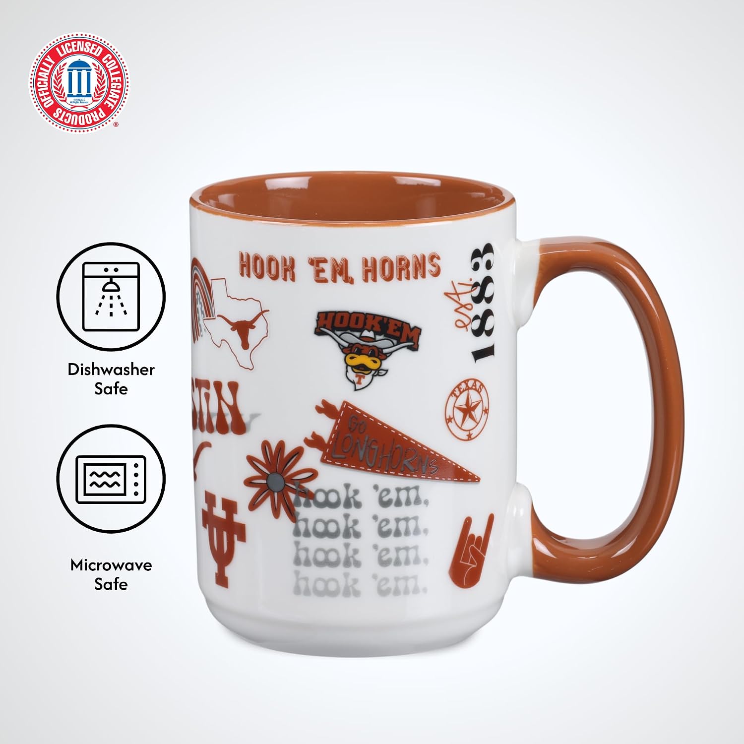 The Memory Company | Licensed NCAA 15oz Wood Handle Mug