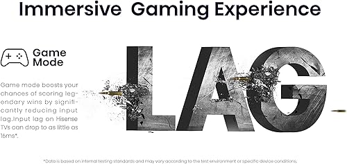 Vista 11 de Hisense Serie A4 Smart TV Android HD de 32 pulgadas con DTS Virtual X, modos de juego y deportes, Chromecast integrado, compatibilidad con Alexa