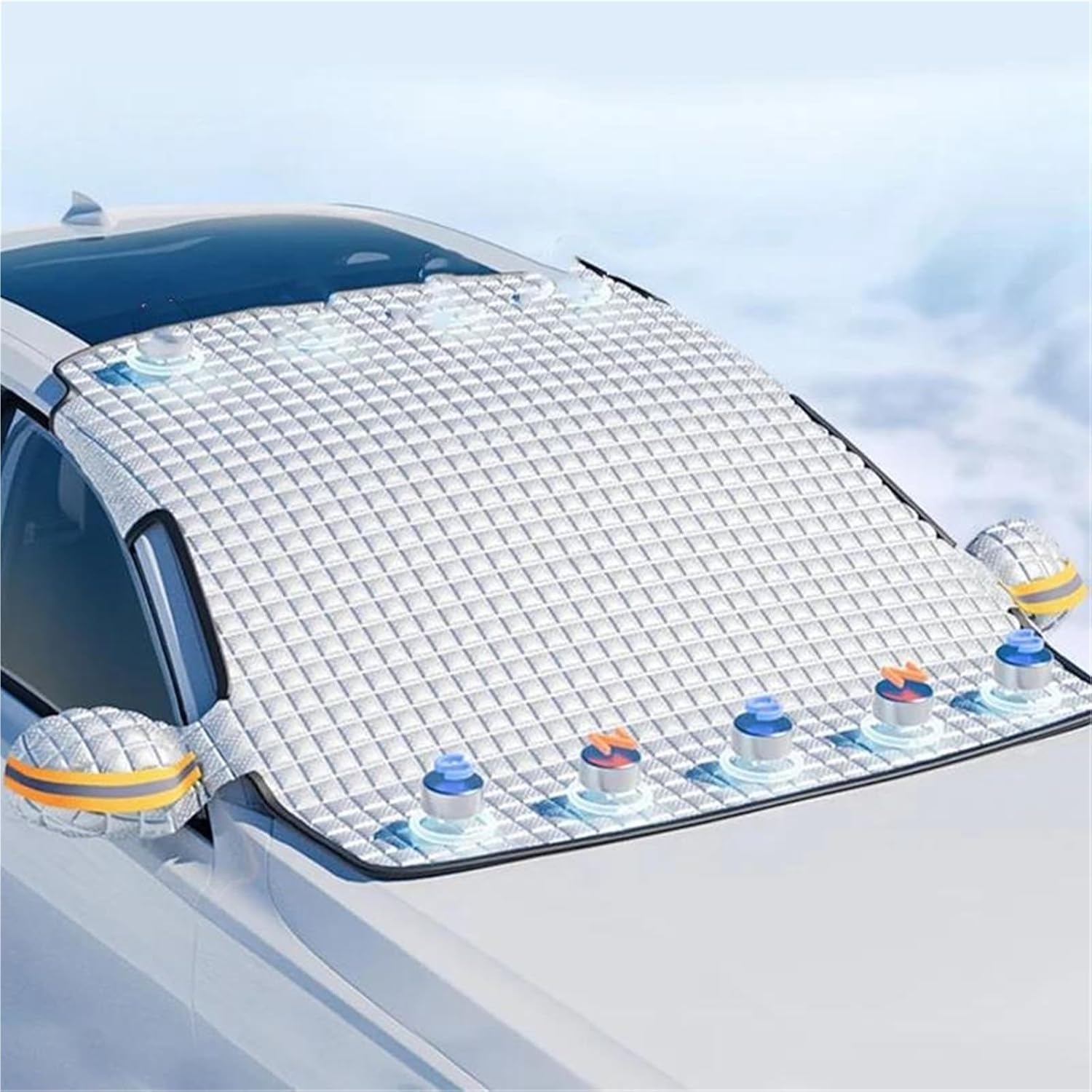 Extra Thick Magnetic Anti Frost Freezing for Volvo XC60 2018 2019 2020 2021 2022 2023 Car Snow Cover Shield Windshield Sunshades Protective Snow Cover