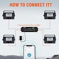 Vista 6 de Herdio Altavoces para exteriores de 3.5 pulgadas con cable, impermeable, sistema de altavoces de montaje en pared con 400 vatios de graves potentes