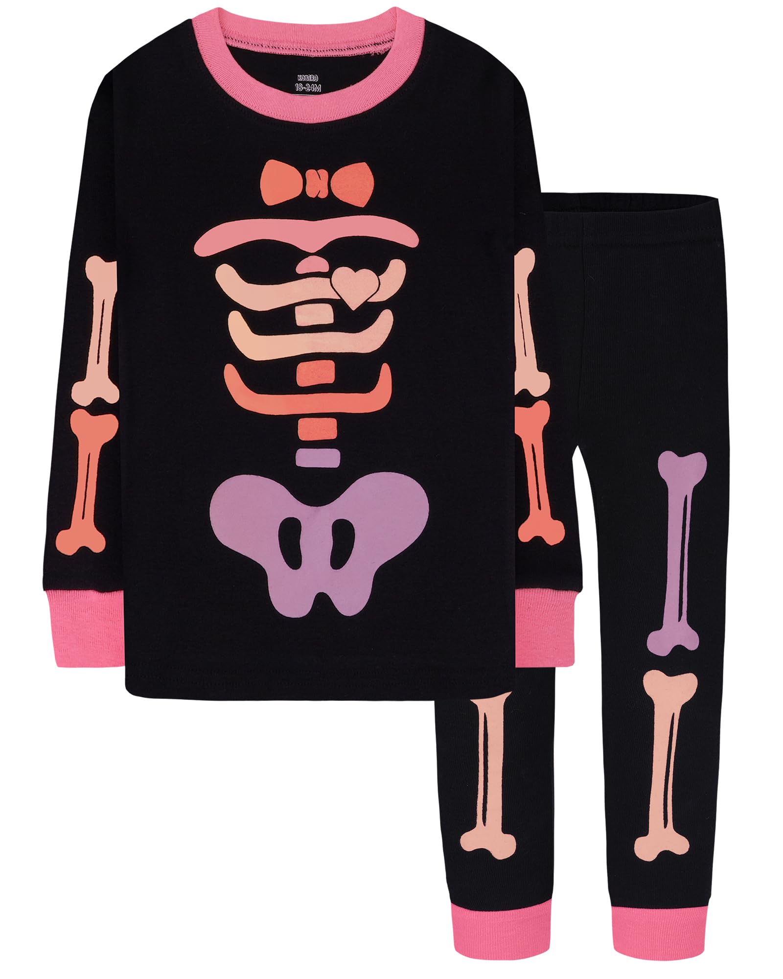 18 Months-12 Years Boys & Girls Halloween 100% Cotton Pajamas