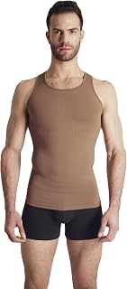 Rounderbum Seamless Compression Tank Top - 5 Colors - Men’s Shaper, Slims Waist, Improves Muscle Definition & Posture