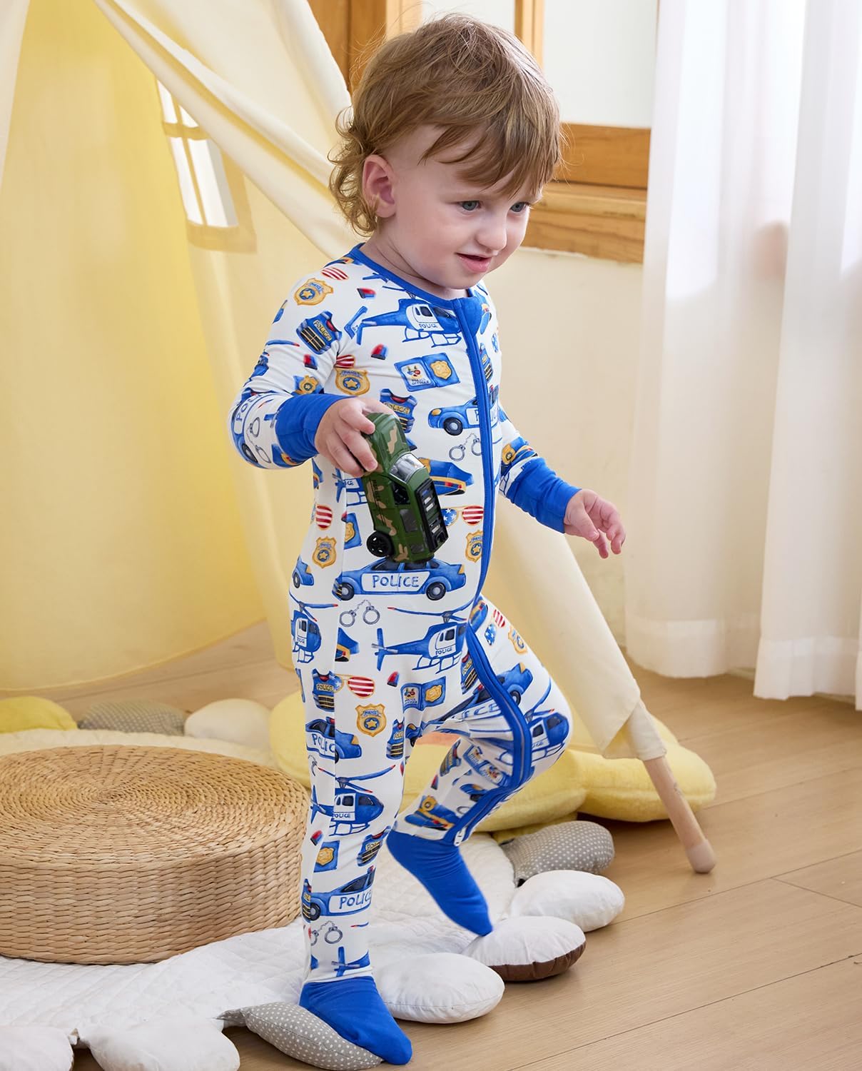 babee Reshinee Bamboo Viscose Baby Footie Pajama