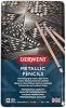Derwent Metallic Colouring Pencils, Drawing & Writing, Set of 12, Professional Quality, 2305599