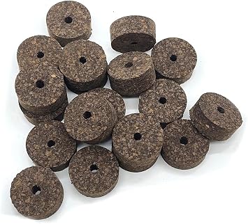 Burnt Burl 50 Pack 1.5" Rings with 1/4" Bore