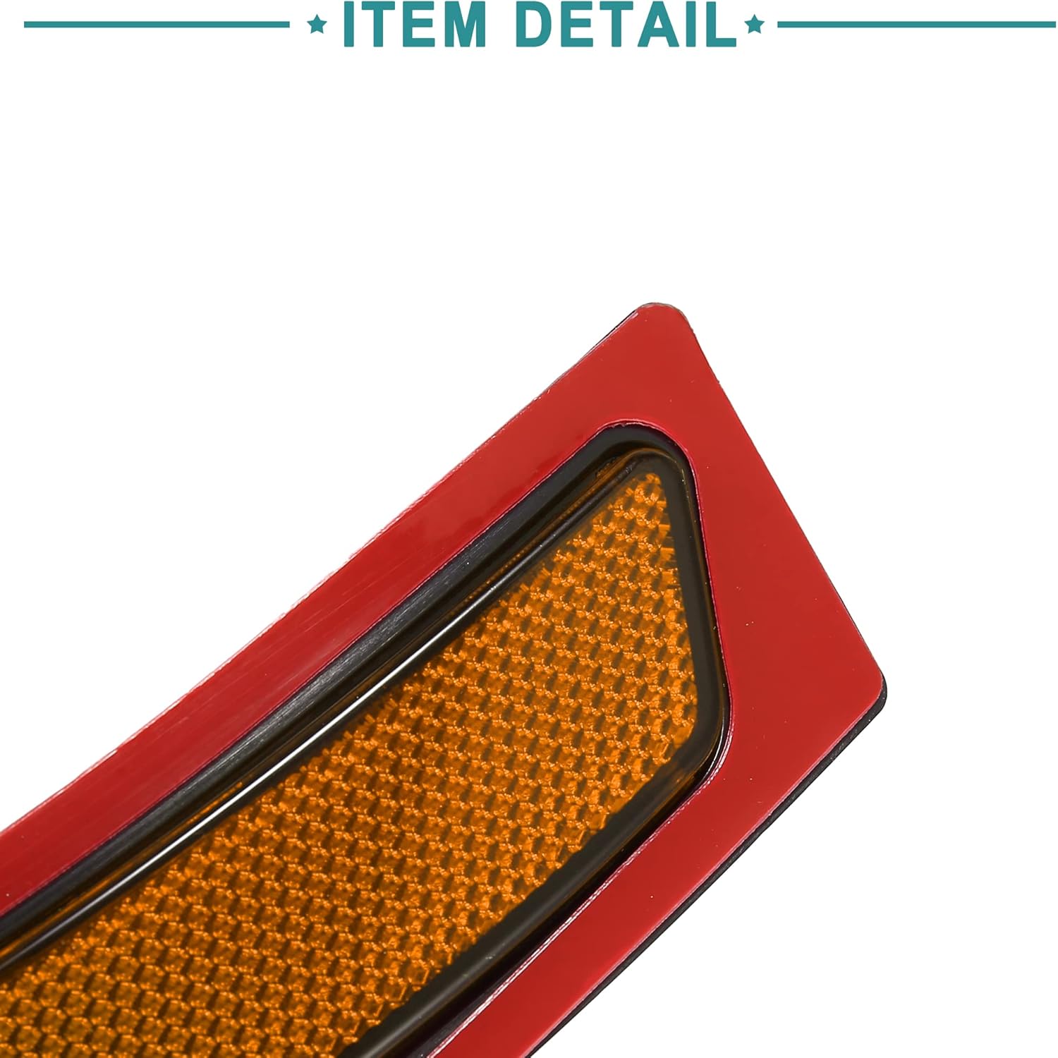 ACROPIX Front Side Marker Bumper Reflector Replacement Fit for BMW 328i - Pack of 2 Yellow