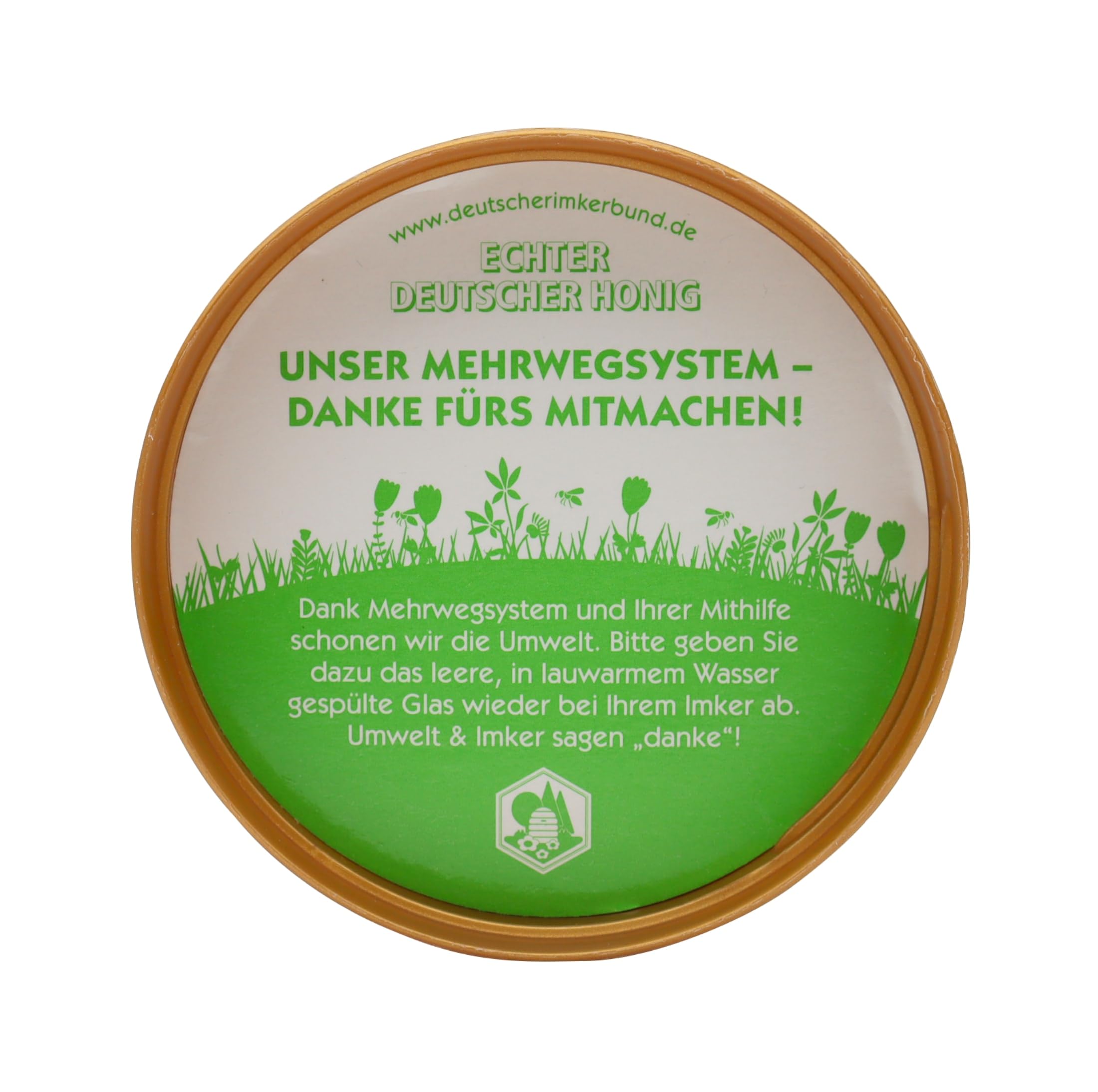 DIB Deckeleinlagen 250gr. oder 500 gr. für DIB Gläser Imkerei Bienen Honig, 500gr