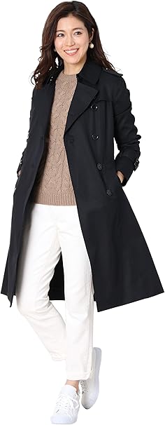 Amazon Filomo スプリングコート トレンチ キルティング ライナー付き レディース ロング丈 綿100 ジャケット コート コート ジャケット 通販