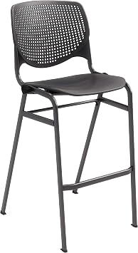 KFI Kool Stack Barstool, Black,