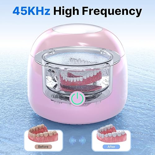 Miniatura 3 de Limpiador Ultrasónico de Retenedores - Cápsula de Limpieza Dental UV para Protectores Nocturnos, Alineadores, Brackets, Cabezales de Cepillo de