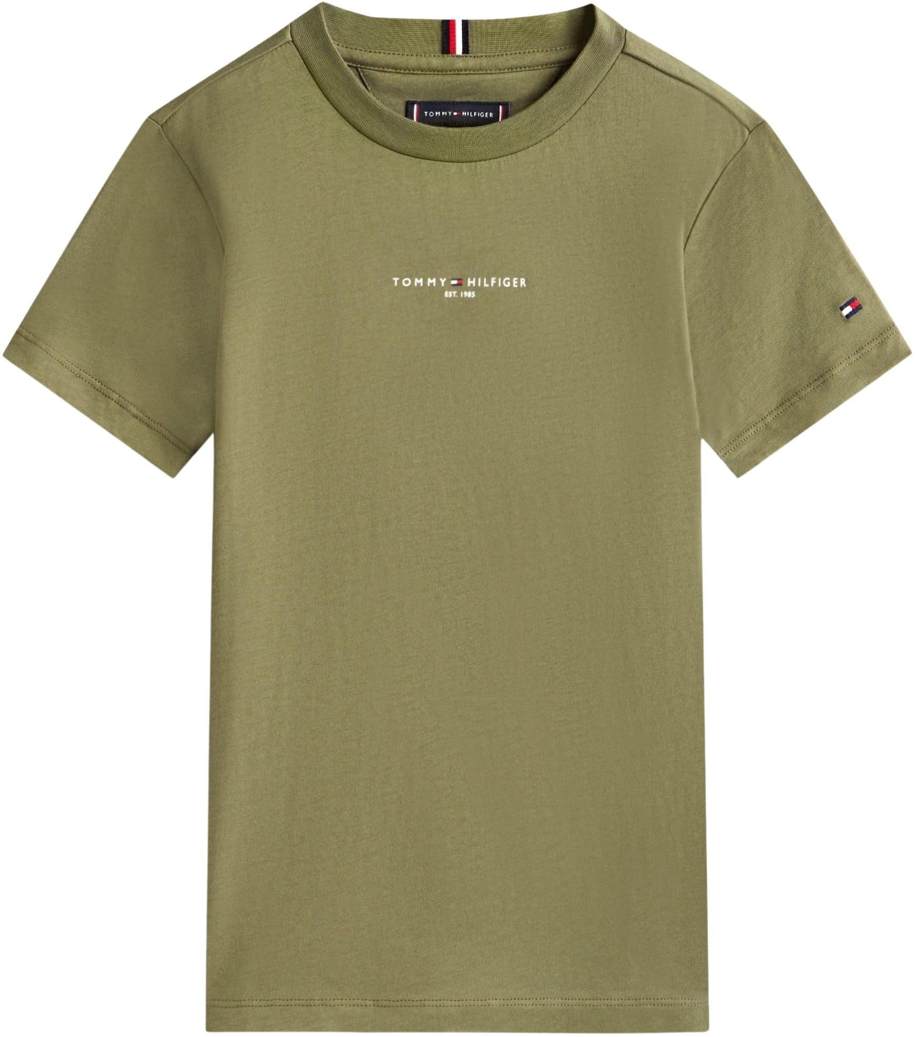 Tommy Hilfiger Niezbędny zestaw chłopięcy KB0KB09666 Zestawy odzieży, zielony (Battle Green), 10 lat
