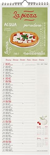 Miniatura 2 de Legami - Calendario de pared 2024, 12 meses y planificador anual 2025, espacio para notas y notas, número de la semana, signos del zodíaco y días