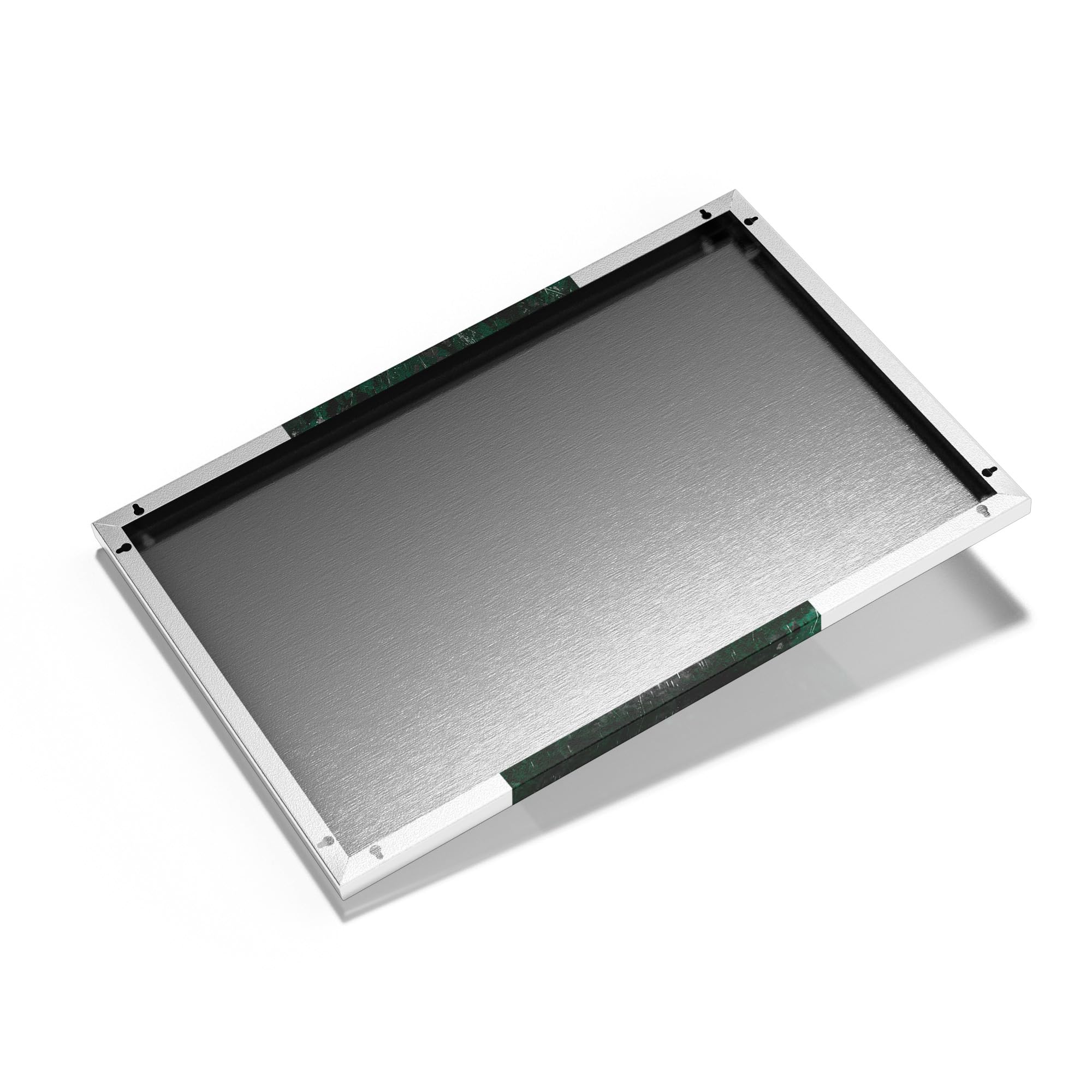 DEQOART Metall Magnettafel | 60x90 cm cm groß | Motiv Intensive Graffiti-Lippen | Whiteboard für alle Magnete | Magnetboard Wand-Tafel für Küche & Büro | Design Magnetwand Pinnwand magnetisch