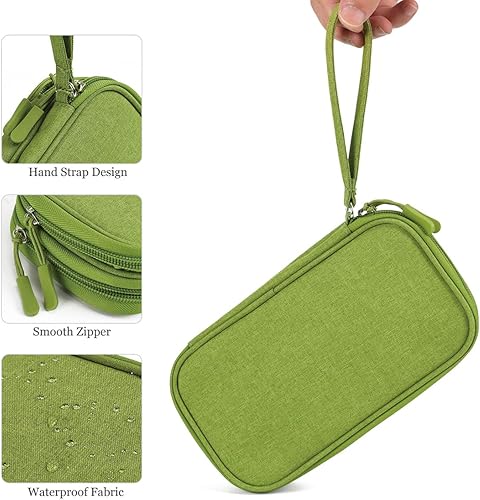 Miniatura 7 de Organizador electrónico de viaje, bolsa para accesorios de cable, estuche para cable, cordón, cargador, teléfono, banco de energía, auriculares