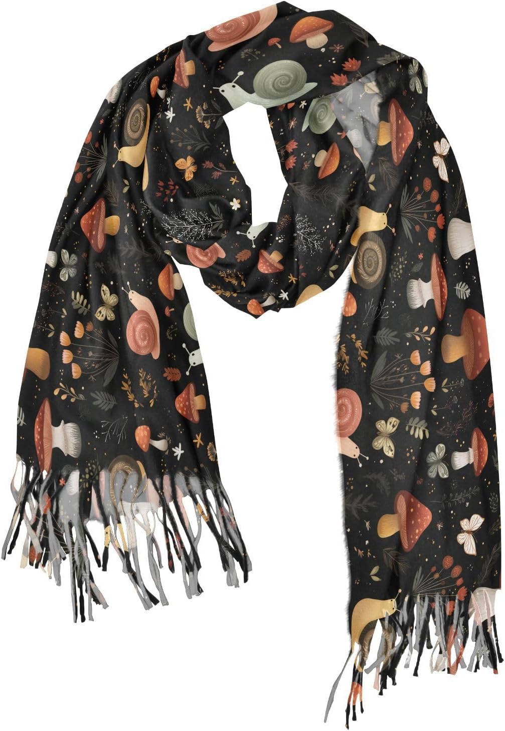 Women's Scarf Pashmina Feel Shawls Wraps Fall Winter Warm Large Scarves Fashion Tassel Long Scarf