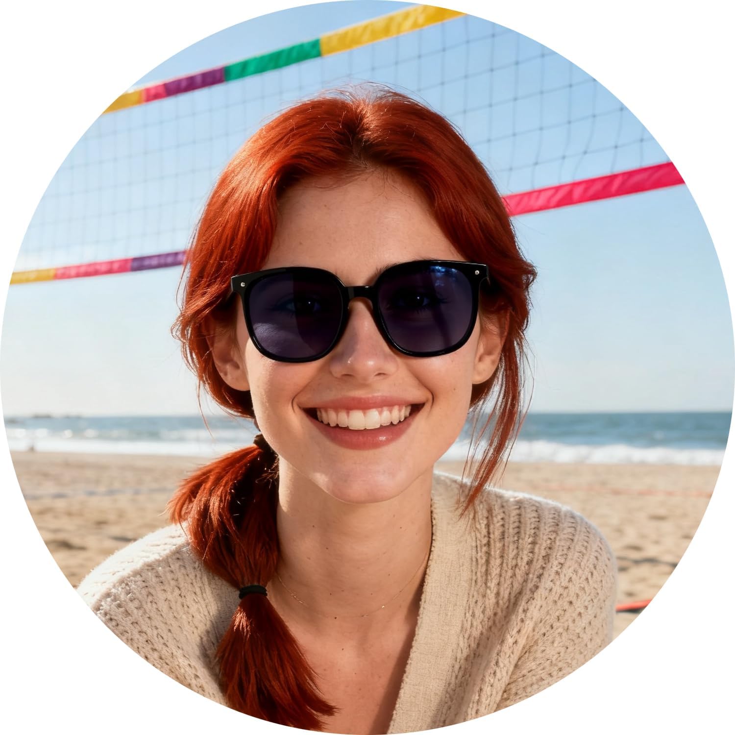 Foldable Sunglasses for Men and Women, Portable Lightweight Retro Eyewear for Travel, Driving and Outdoor Activities