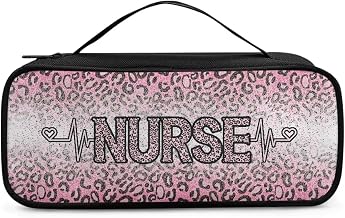 Purple Leopard Stethoscope Case for Nurses Compatible with 3M Littmann Classic III/Lightweight II S.E/Cardiology IV Diagnostic/MDF Acoustica Stethoscopes