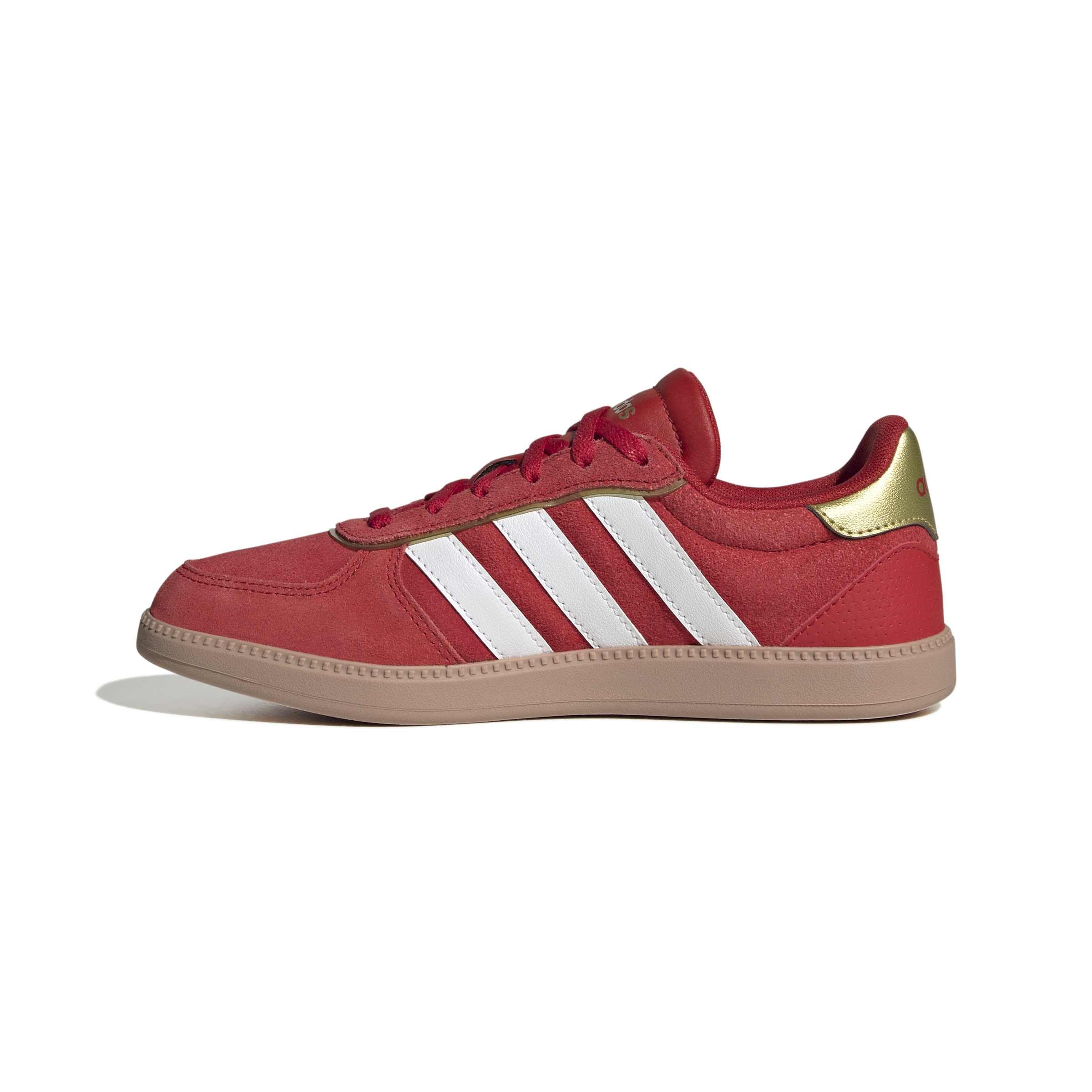adidas Unisex Kids Breaknet Sleek Junior Shoes, Better Scarlet/Chalk White/Gold met., 6.5 UK