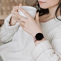 BootyBay 22mm Fém Szíj Huawei Watch GT 2, GT 2 Pro, GT 2e, GT 46mm, GT Klasszikus és GT Aktív Okosórákhoz - Rózsaszín 6