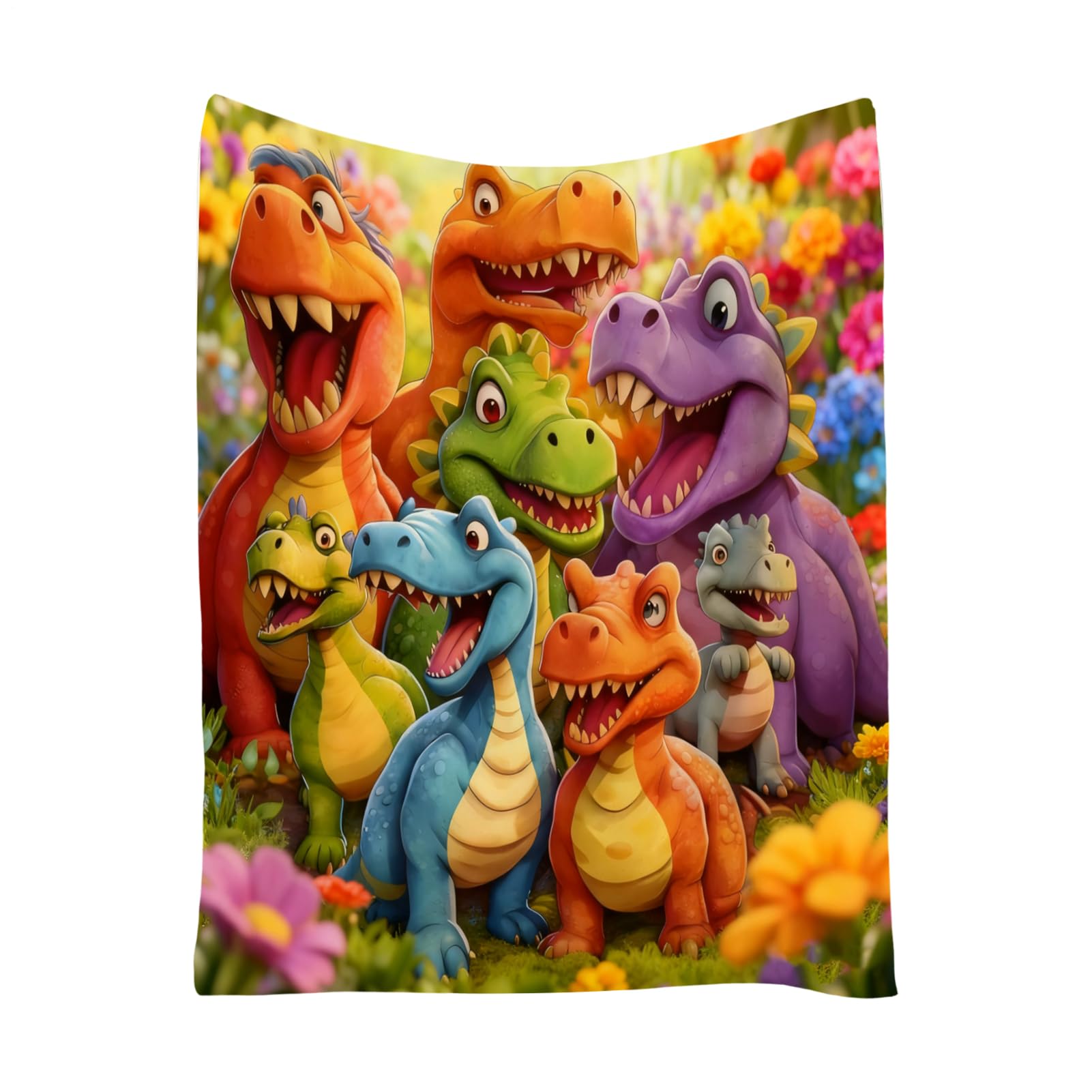 Couverture confortable dinosaure pour chambre de garçon | Drap été et hiver
