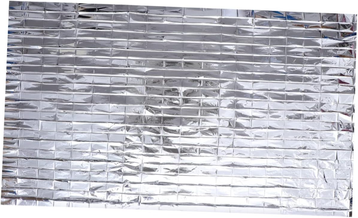 Toddmomy 2pcs Reflective Film Warm Keeping Foil Slices for Garden Greenhouse Use
