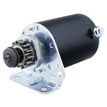 Steel Gear Starter Replacement for 14 Teeth Briggs and Stratton 593934 693551 030221 33R877, 12 12.5 13 14 15.5 16 16.5 17 17.5 18 18.5 19.5 HP Cub Cadet 11 16 18 RTZ LT John Deere D100 105, Toro