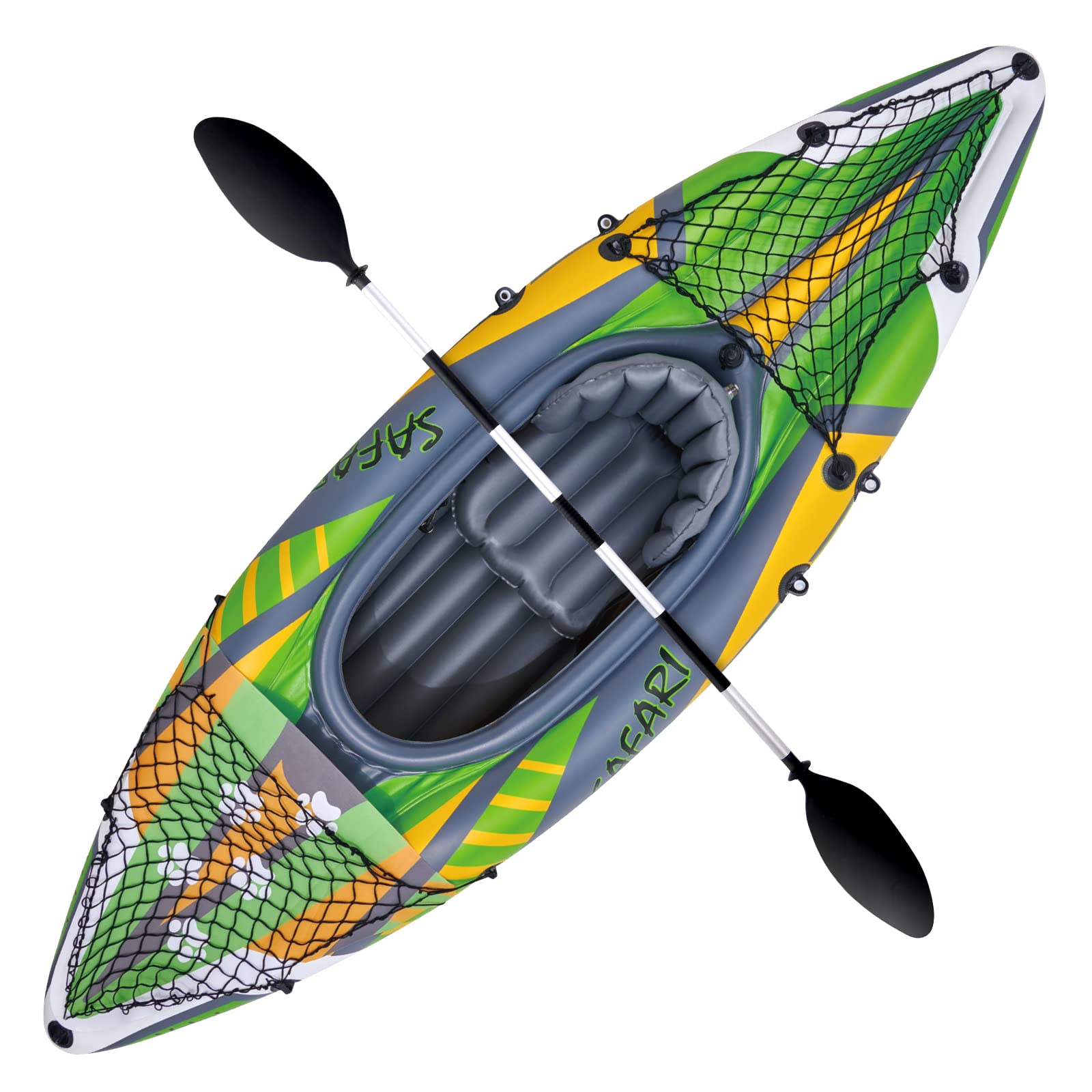 Buy Valwix One Person Inflatable Kayak for Adults with Paddle, Seat