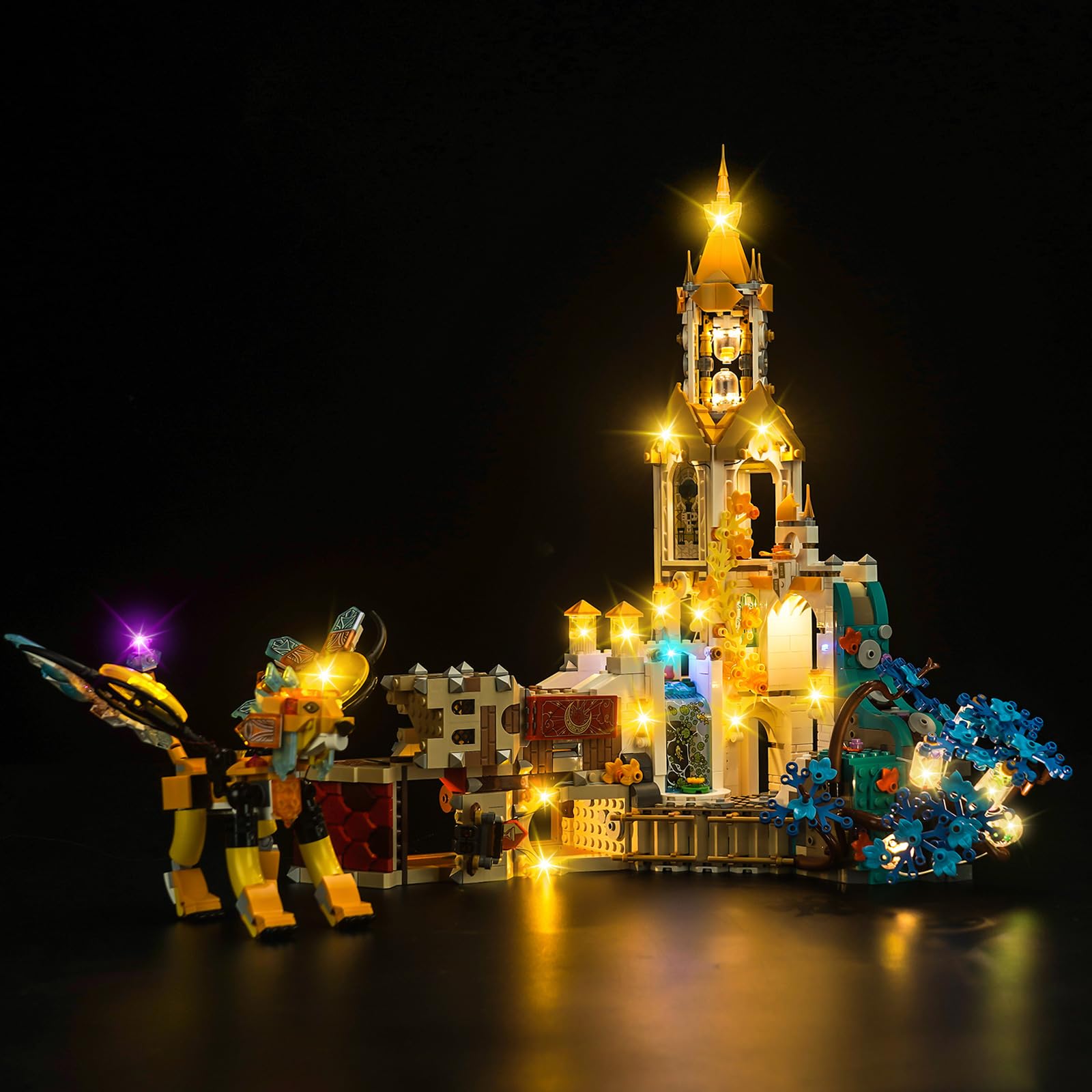 Set di luci a LED compatibile con Lego Castle Nocturnia (senza modello), set di illuminazione decorativa compatibile con 71486 Castle Nocturnia giocattolo creativo