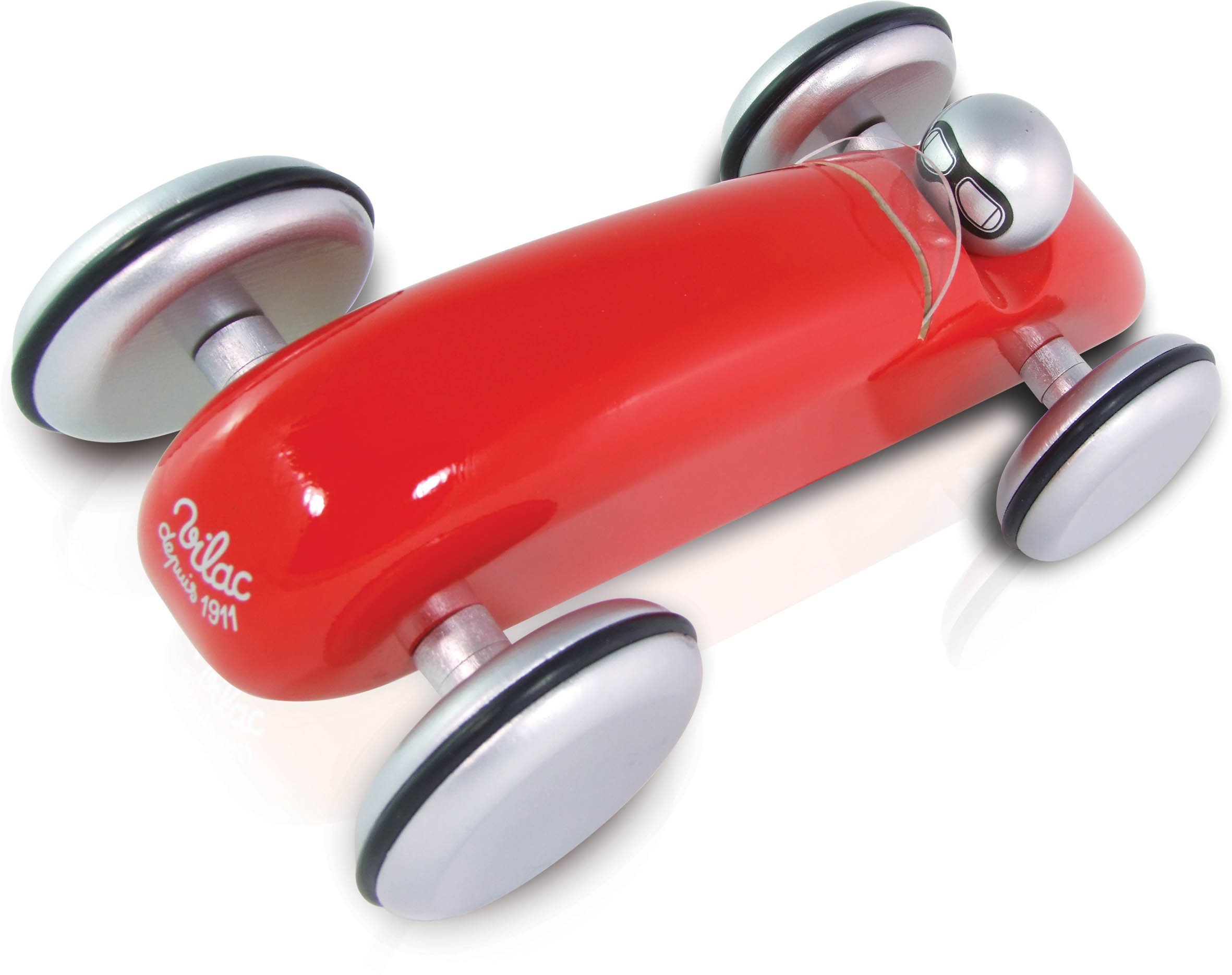 Vilac 2288 - Speedster, Macchinina di Legno, Colore: Rosso