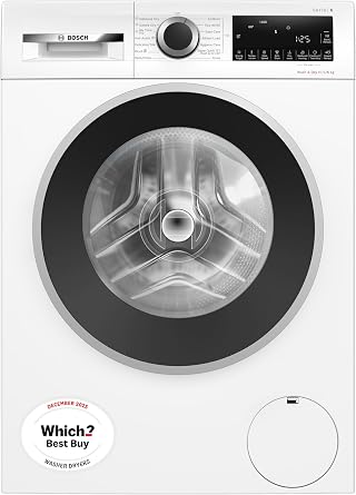 Bosch Series 6 WNG25401GB Freestanding Washer dryer 10.5/6kg 1400rpm, White [Energy Class D]