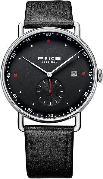 FEICE Mens Watches Mechanical Automatic Watch 5ATM Waterproof Stainless Steel Luxury Watches Casual Business Wristwatch Dress Watch for Men FF019