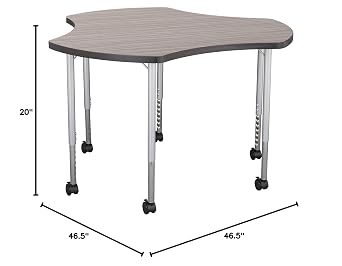 Learniture Structure Series Cog Mobile Collaborative Table