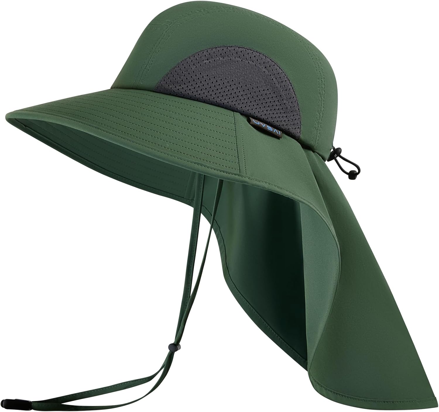 UVSAI UPF 50+ Foldable Sun Hats Wide Brim with Large Neck Flap for Men Women UV Protection Gardening Fishing Beach Hat