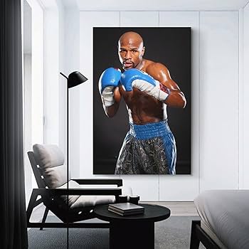 レア　メイウェザー　アートパネル　キャンバスアート　ボクシング　RIZIN Amazon.co.jp: ボクサー フロイド・メイウェザー・ジュニアa