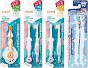 Combi コンビ テテオ はじめて歯みがき 乳歯ブラシ STEP1・STEP2・STEP3・仕上げみがきセット【Amazon.co.jp限定】