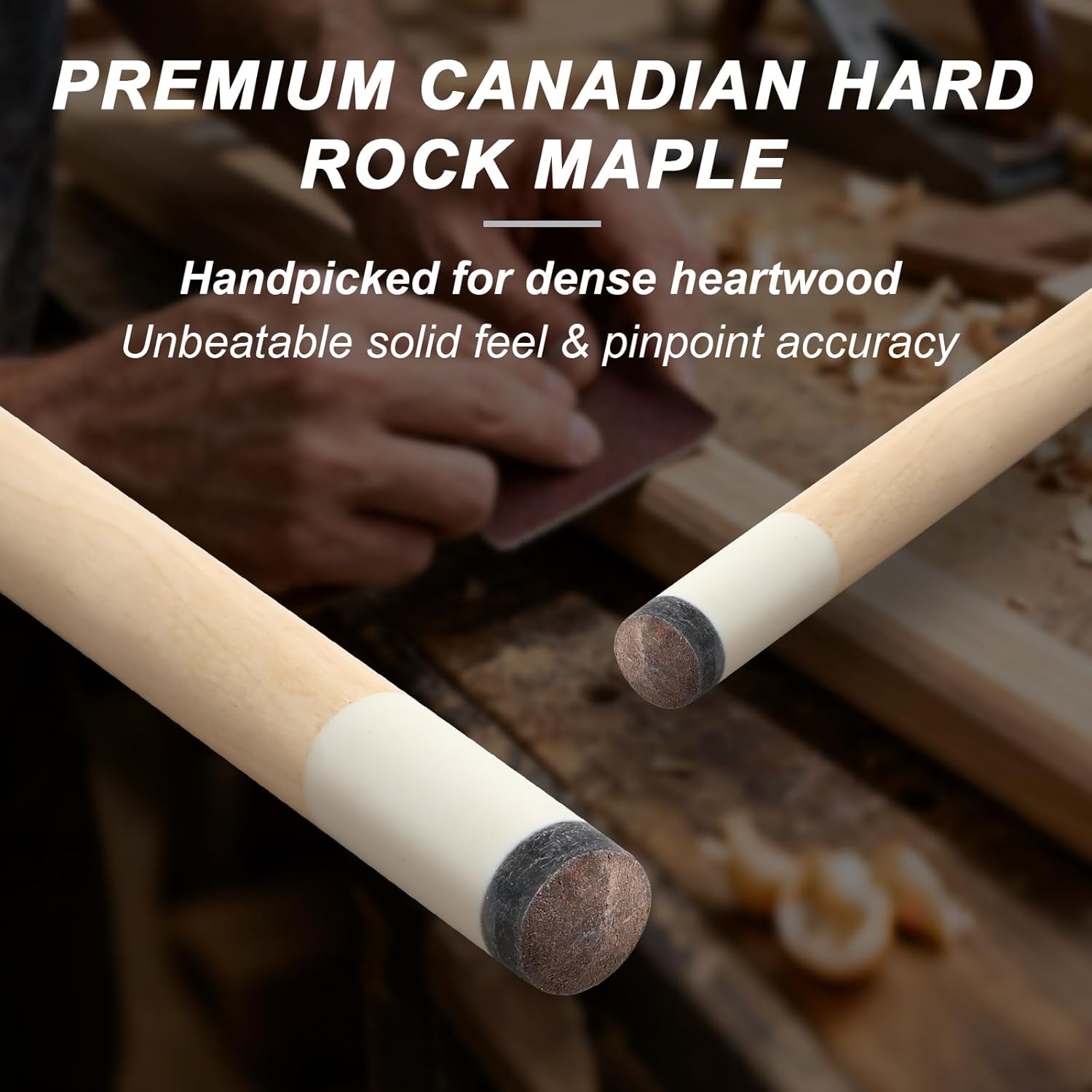 LOTKEY Pool Cue Stick,58"/52"/48"/42" Pool Cue Set of 4/2/1 Billiard Cues Sticks for Professional,Pool Sticks for Adults 14 15 19 20 21oz House Bar with 2 Billiard Chalk